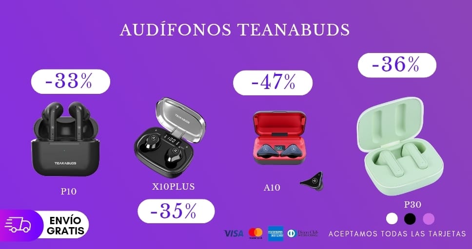 AUDIFONOS TEANABUDS