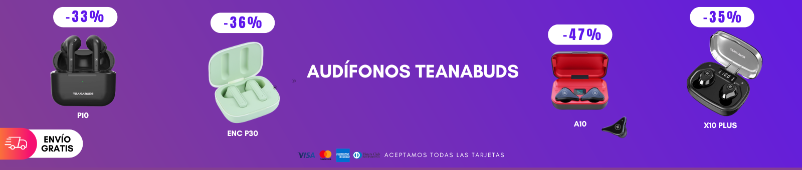 Audifonos tenabuds